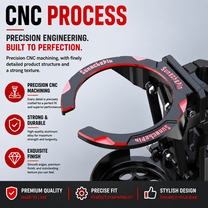 RideGrip™ Pro CNC Cup Holder