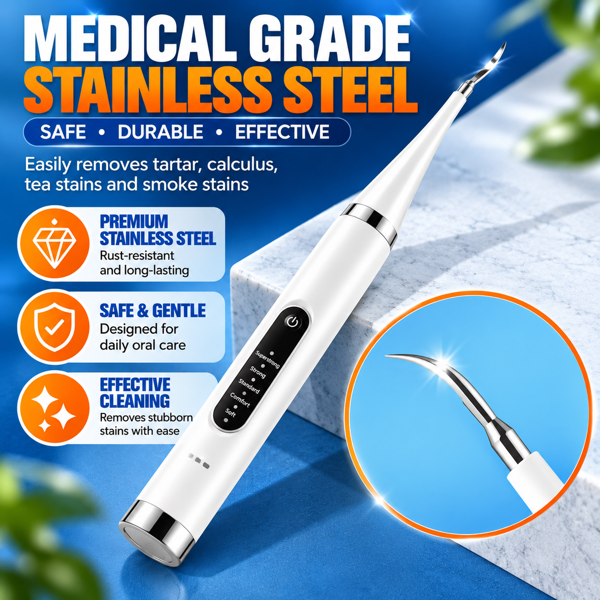 Dentora™ Sonic Dental Cleaner