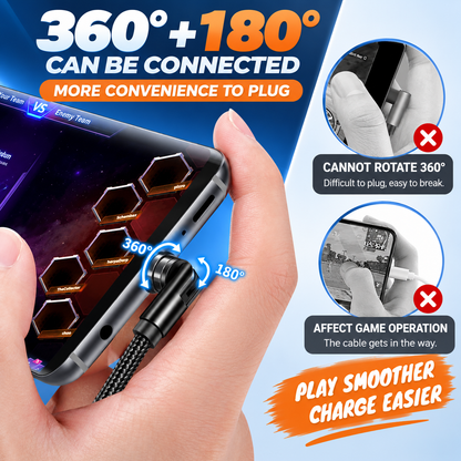 FlexCharge™ – 540° Magnetic Charging Cable