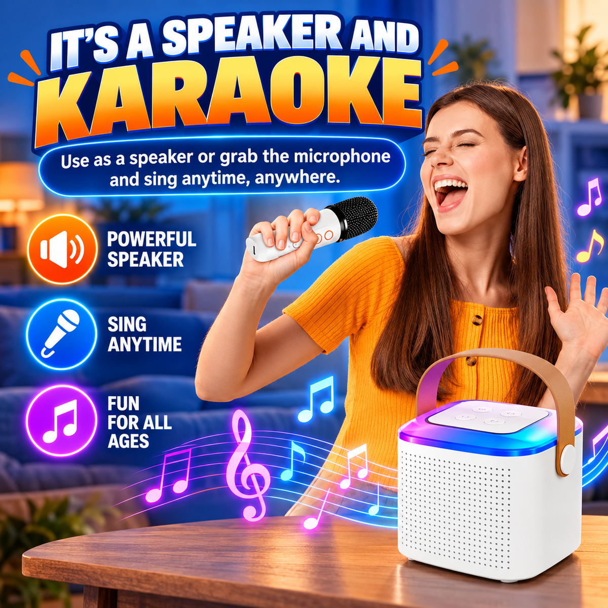 Singora™ – Portable Karaoke Party System