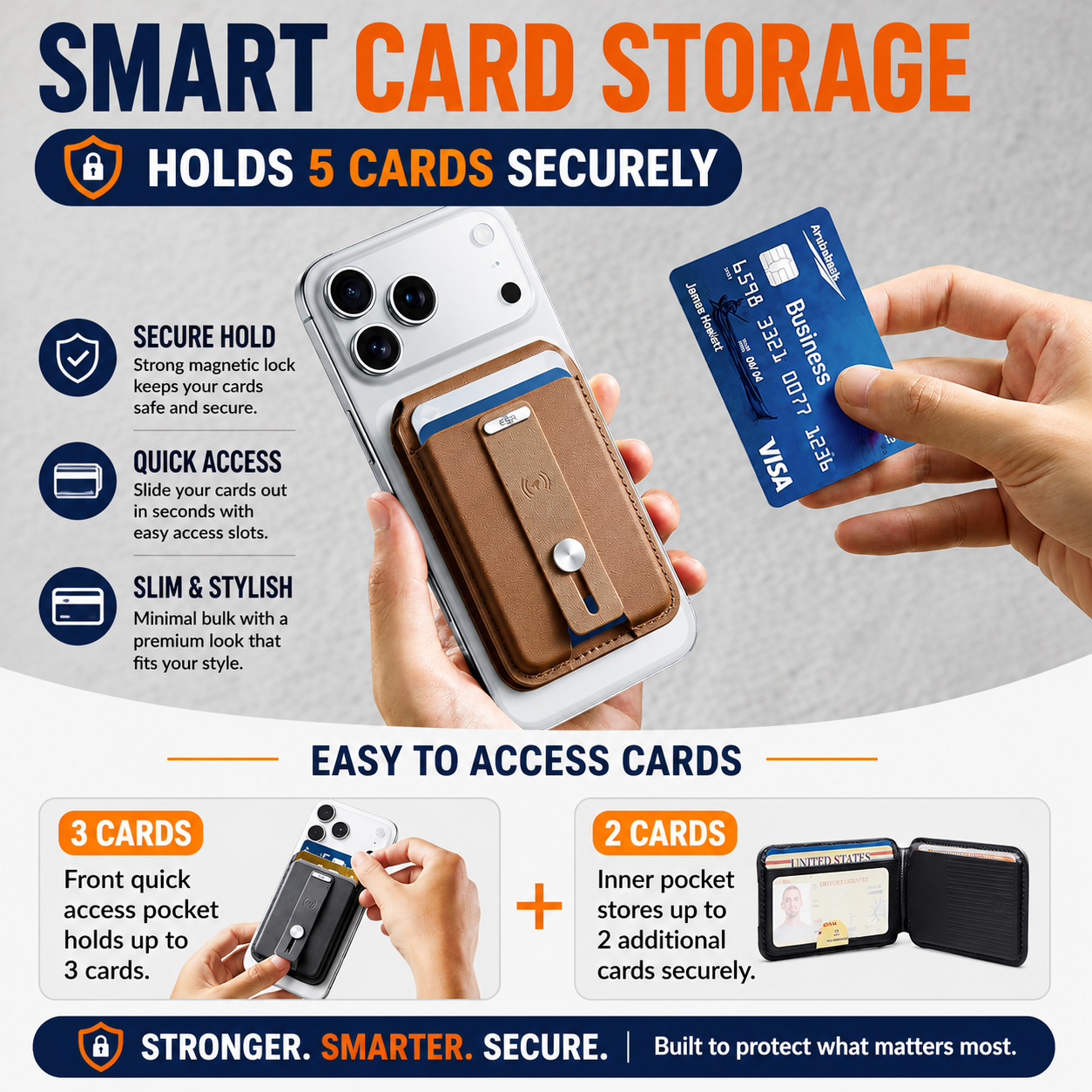 TrackVault™ Pro – Smart Magnetic Wallet with Find My