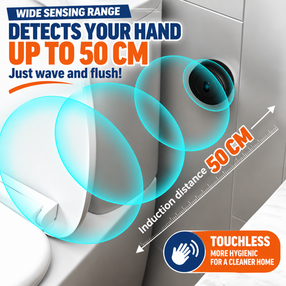 Flushora™ – Touchless Toilet Flush System