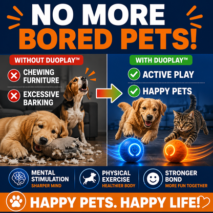 DuoPlay™ Interactive Smart Ball Set [Blue + Orange]