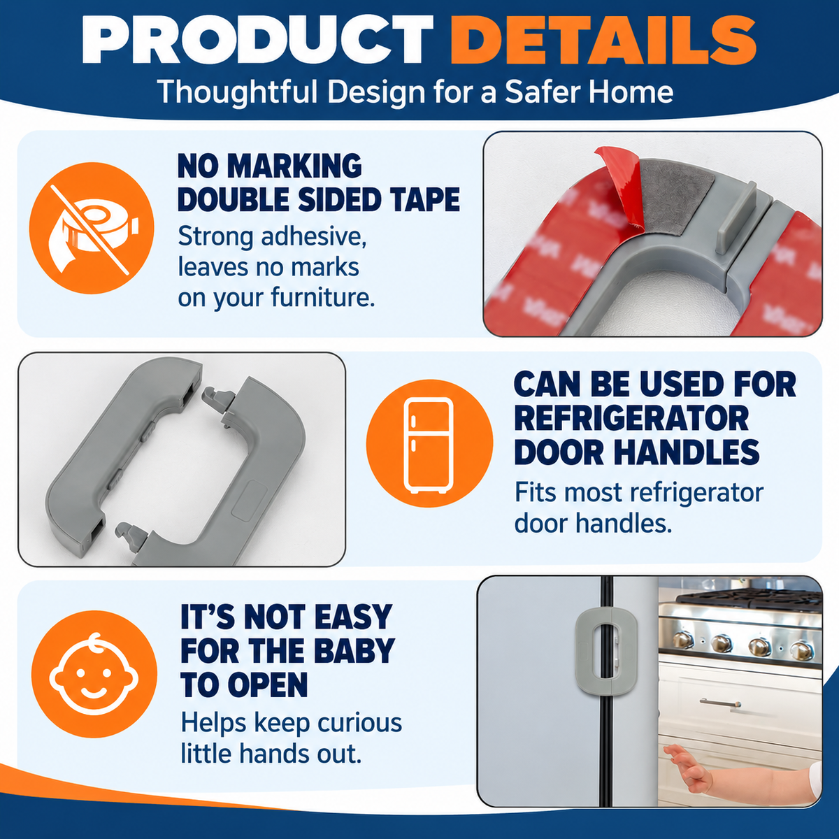 SafeLatch™ – No-Drill Child Safety Lock