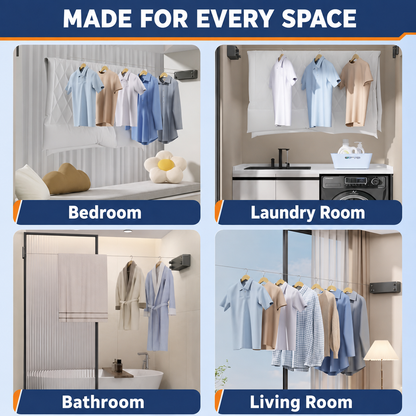 SpaceLine™ Pro – Dual Retractable Drying System