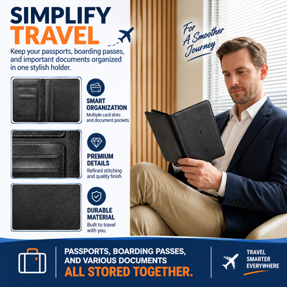 Passora™ – Smart Trackable Passport Holder