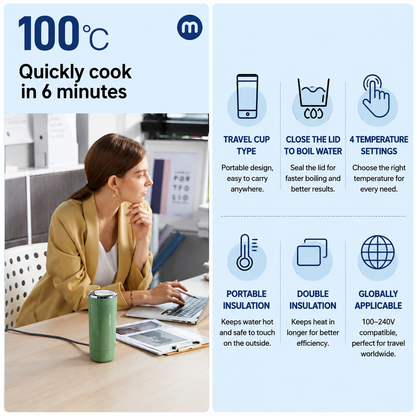 Thermora™ Portable Smart Heating Cup