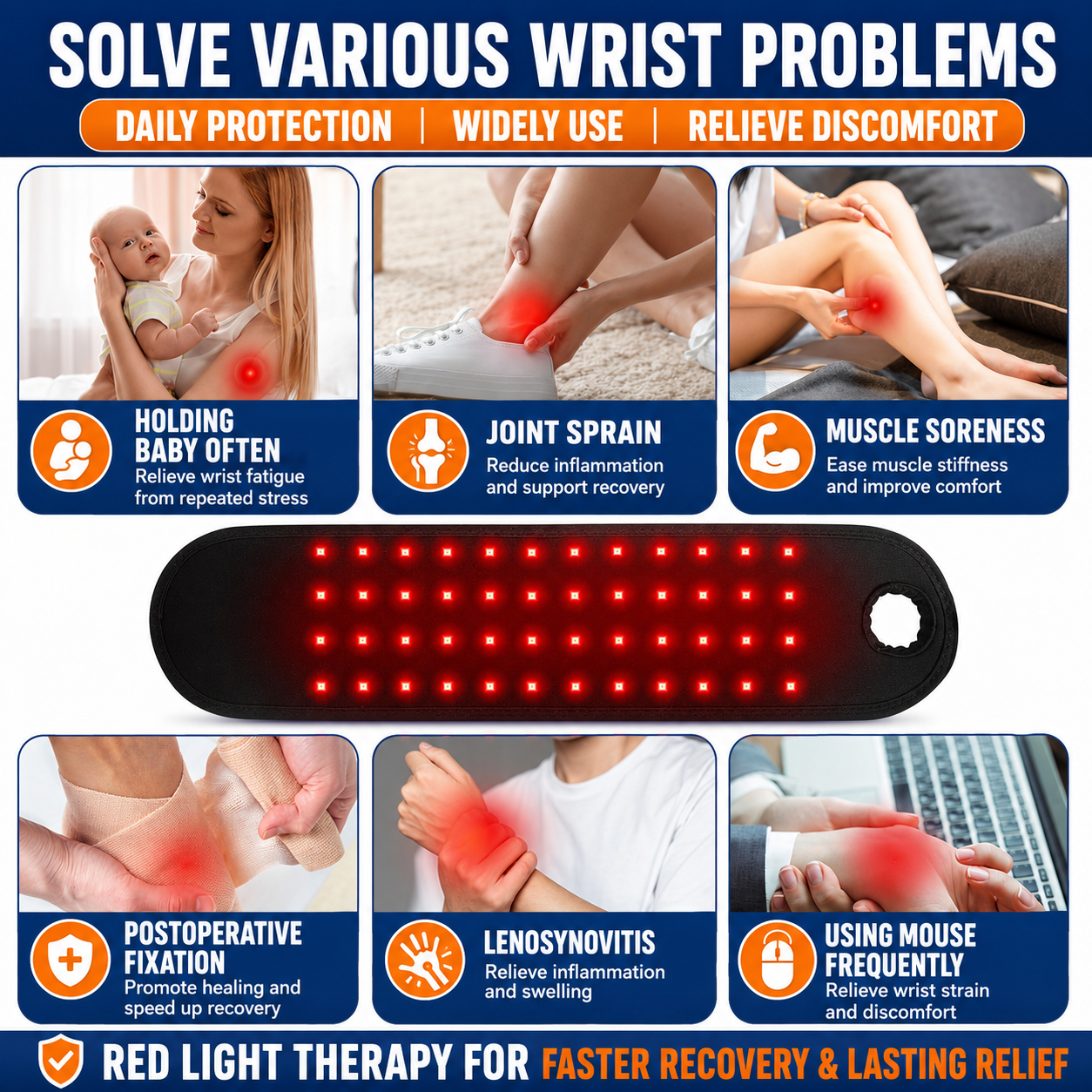 NeuroGlow™ Wrist Therapy Wrap