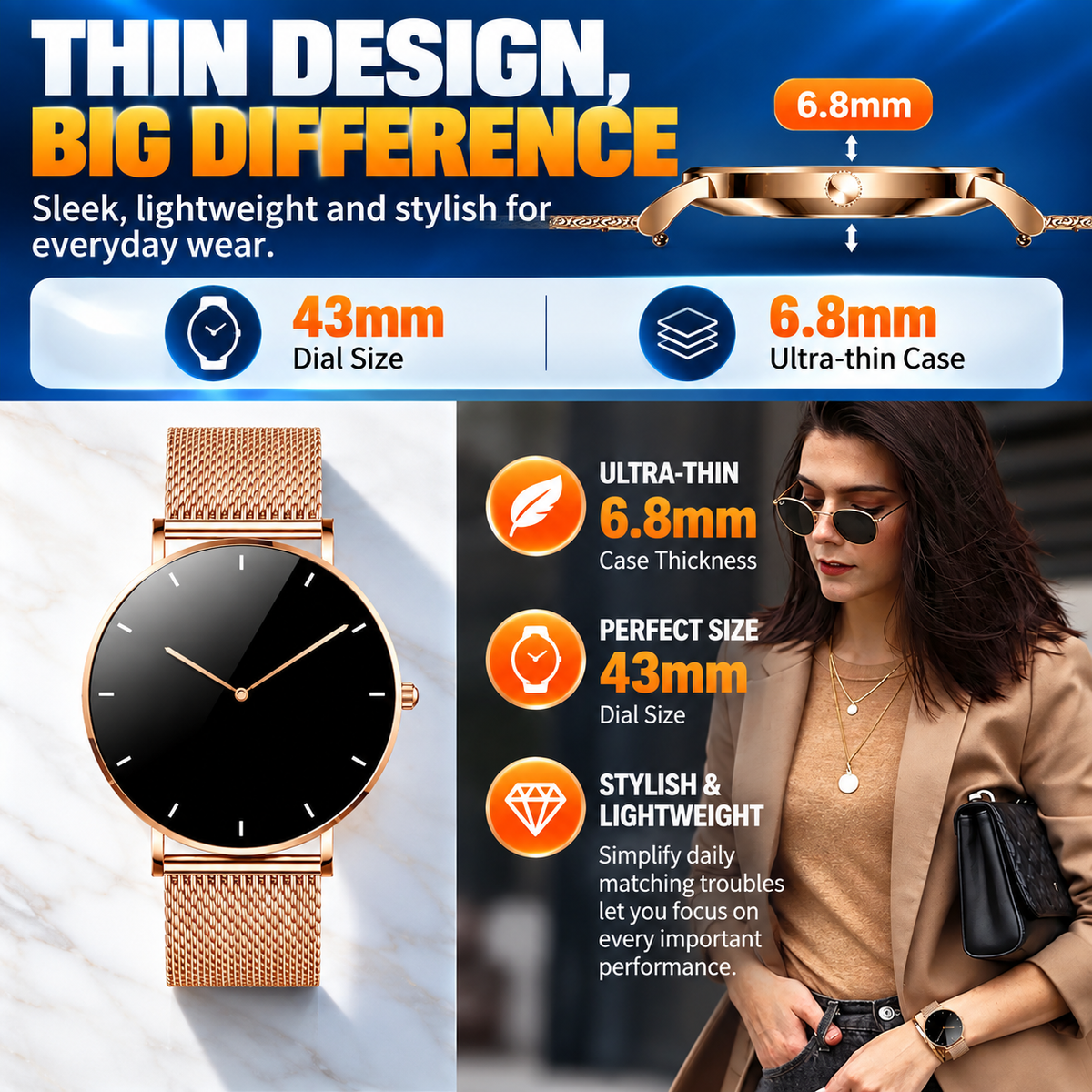 Velmora™ – Ultra-Slim AMOLED Smartwatch