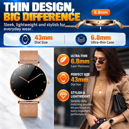 Velmora™ – Ultra-Slim AMOLED Smartwatch