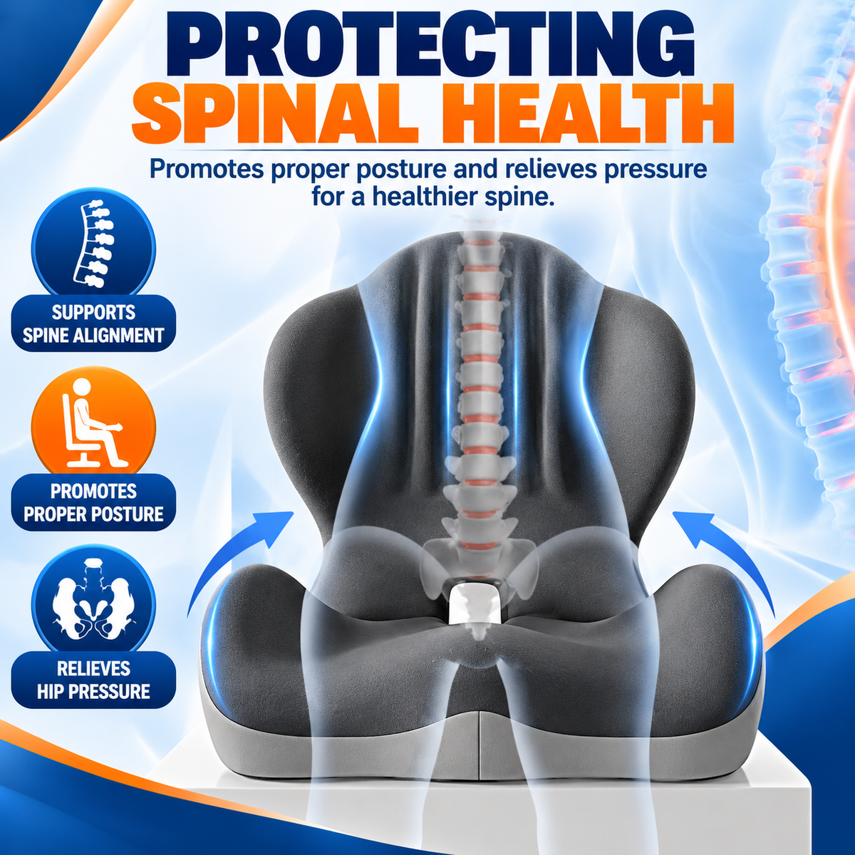 Postura™ – Ergonomic Full-Seat Support