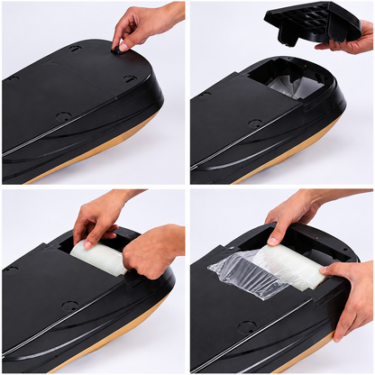 SoleGuard™ – Automatic Shoe Film Dispenser.
