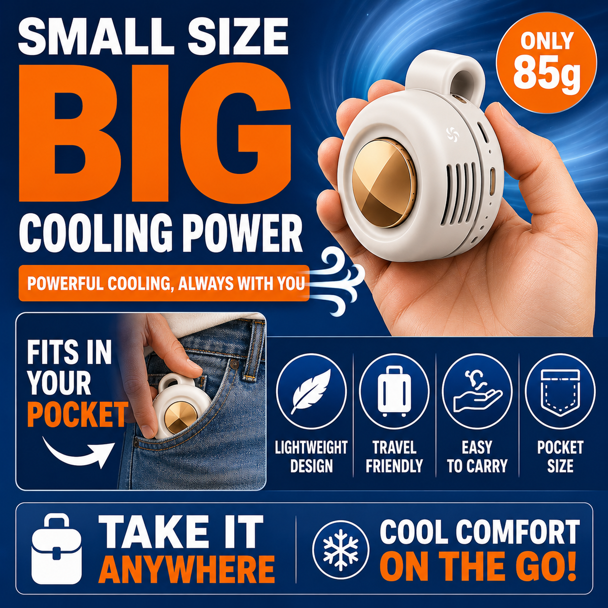 CoolClip™ Personal Cooling Fan