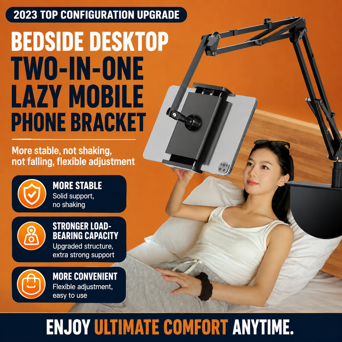Flexora™ – Hands-Free Comfort Stand