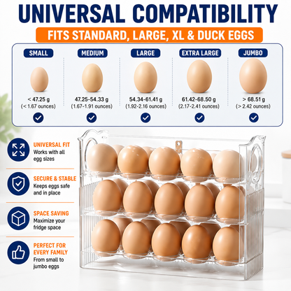 FreshNest™ Smart Egg Organizer