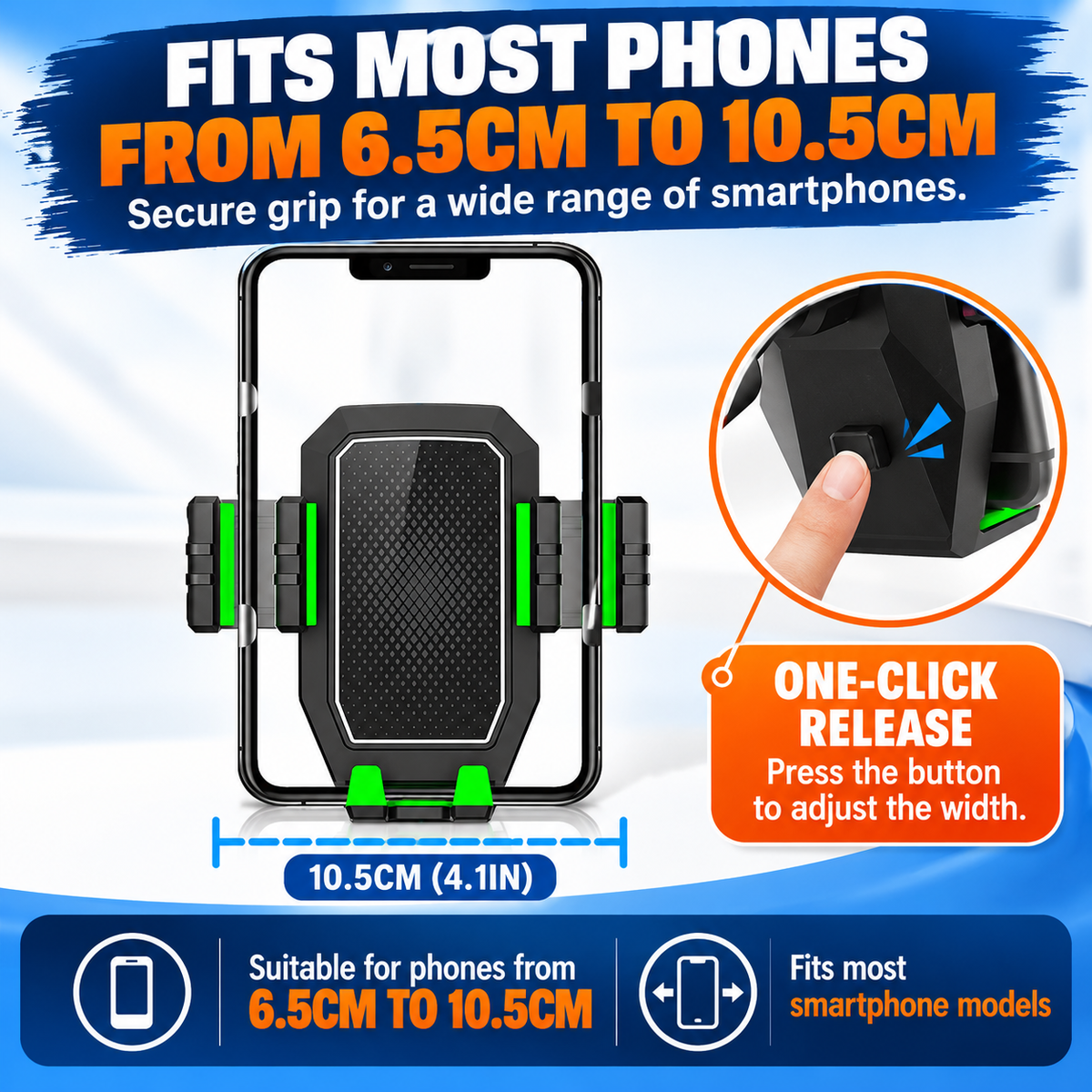 Driveora™ 2-in-1 Cup & Phone Holder