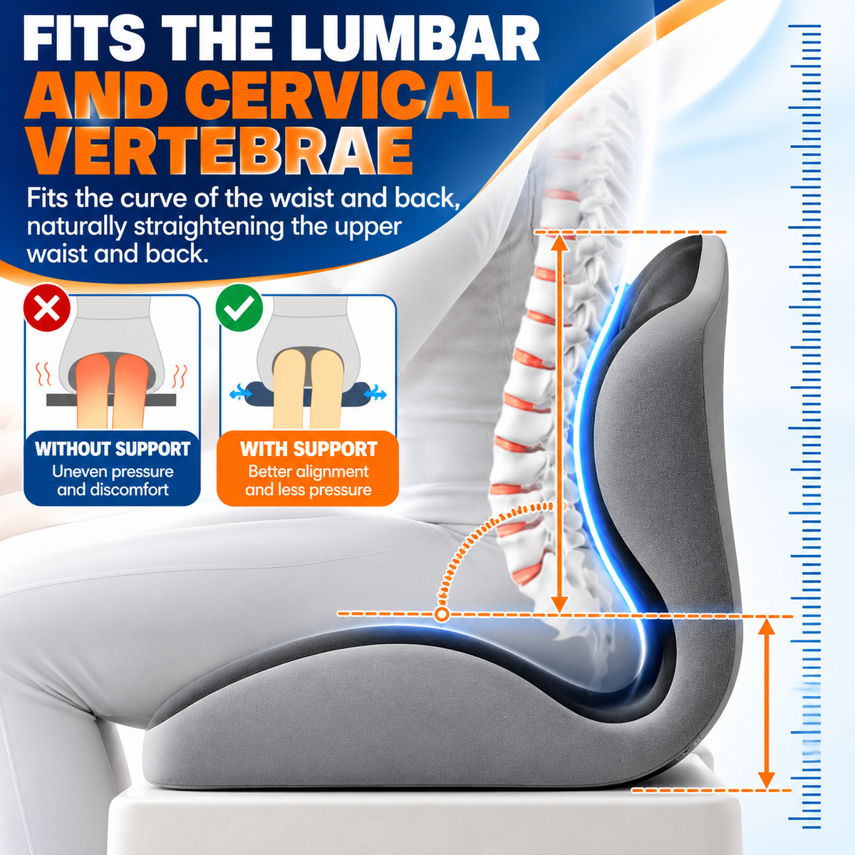 Postura™ – Ergonomic Full-Seat Support