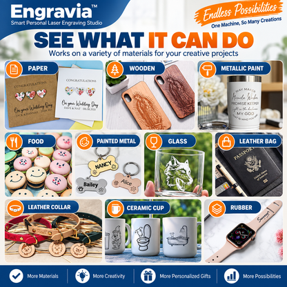 Engravia™ – Smart Personal Laser Engraving Studio