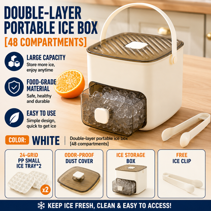 FrostVault™ One-Press Ice Maker