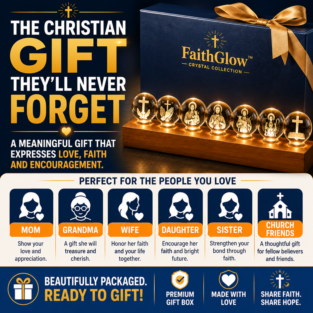 FaithGlow™ Crystal Collection – A Daily Reminder of God's Presence