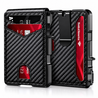 Cardora™ – Smart Pop-Up RFID Wallet