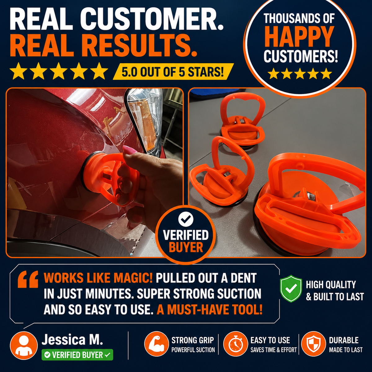 VacuGrip™ 2-in-1 Professional Repair Kit (1 Large + 1 Small Vacuum Grip)