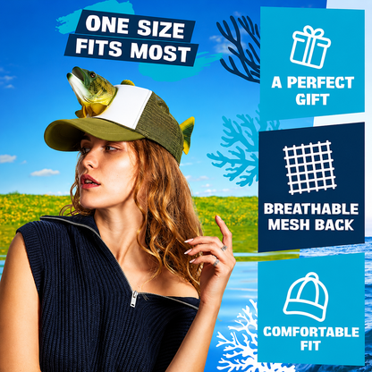 CatchKing™ 3D Fish Trucker Hat