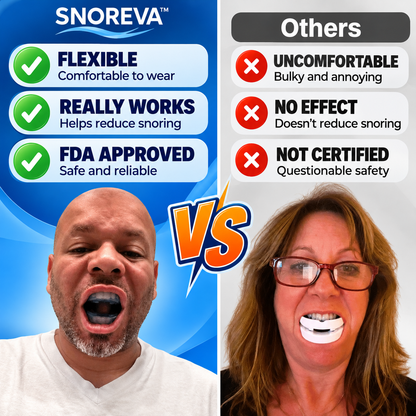 TODAY ONLY: BUY 1, GET 1 FREE! 🎉 Snoreva™ – Anti-Snoring Mouthpiece