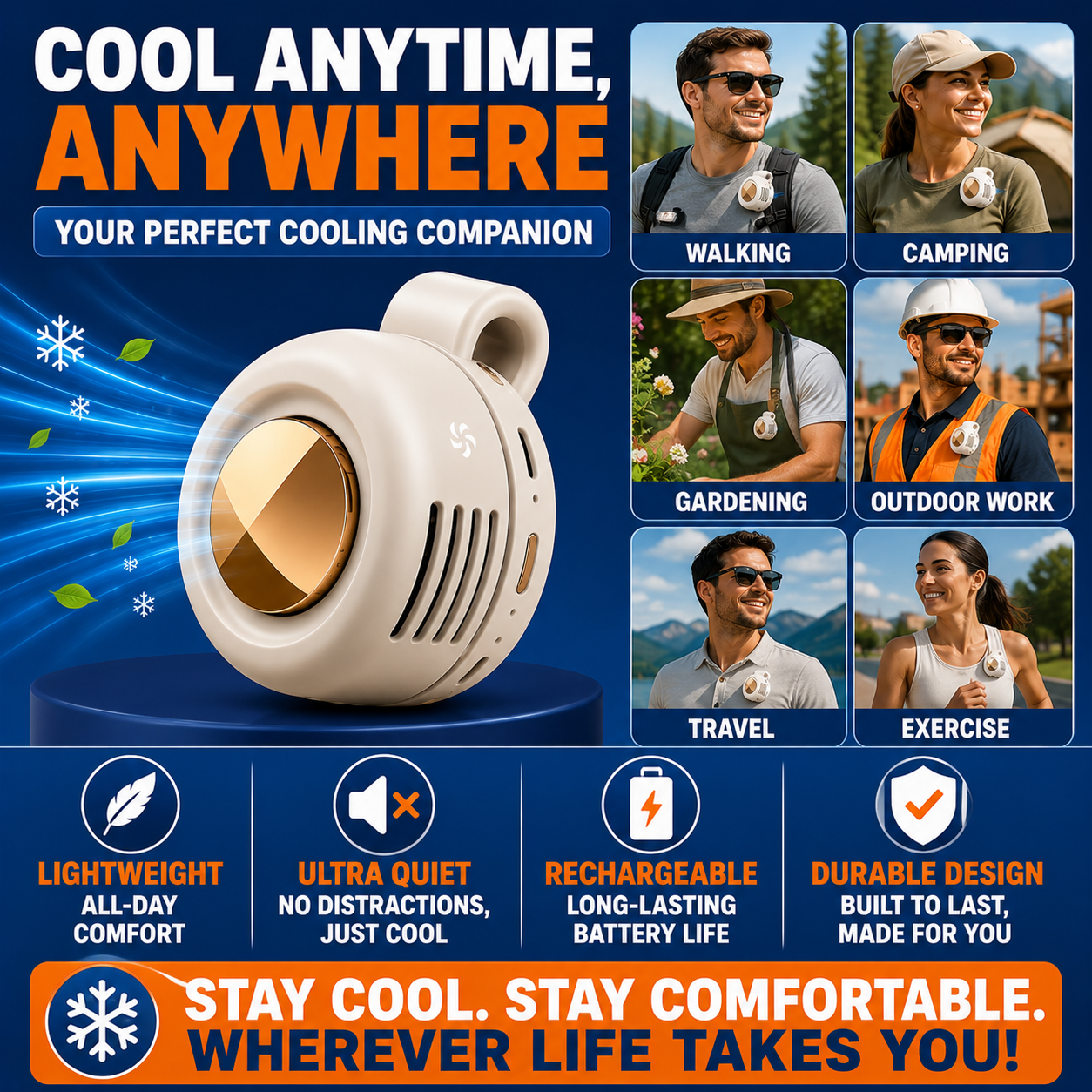 CoolClip™ Personal Cooling Fan