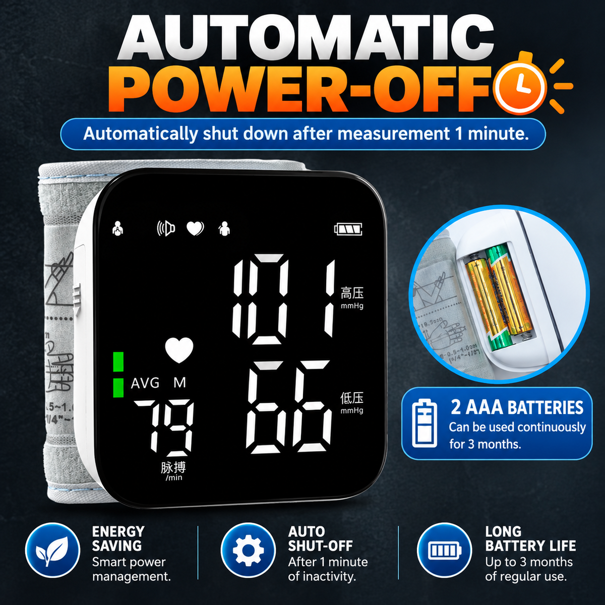 Pulseora™ – Smart Wrist Blood Pressure Monitor