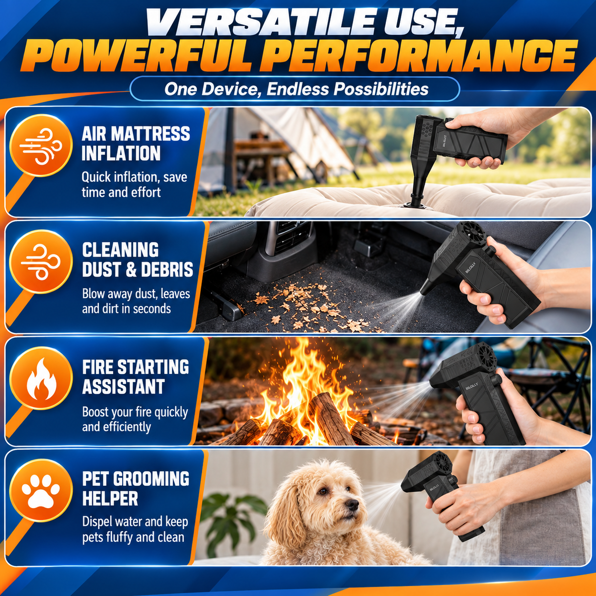 Blowora™ – High-Speed Cordless Air Duster