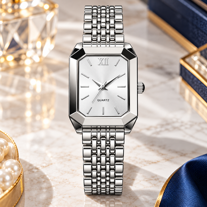 Elvora™ Elegant Rectangular Quartz Watch