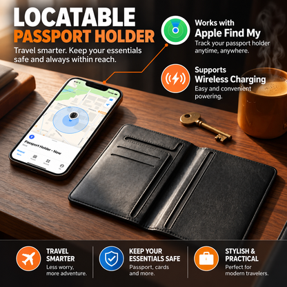 Passora™ – Smart Trackable Passport Holder