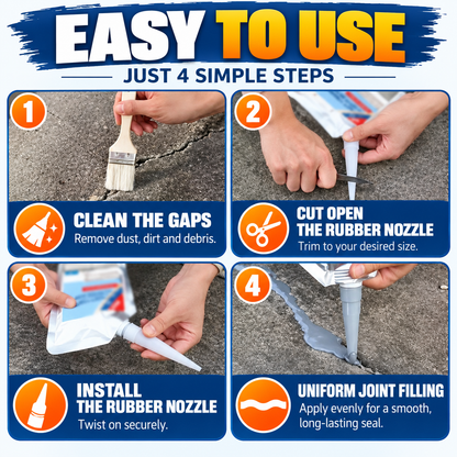 Crackora™ Self-Leveling Concrete Crack Repair Sealant