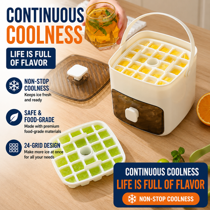 FrostVault™ One-Press Ice Maker
