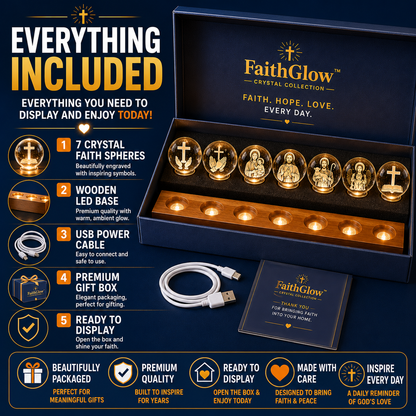 FaithGlow™ Crystal Collection – A Daily Reminder of God's Presence
