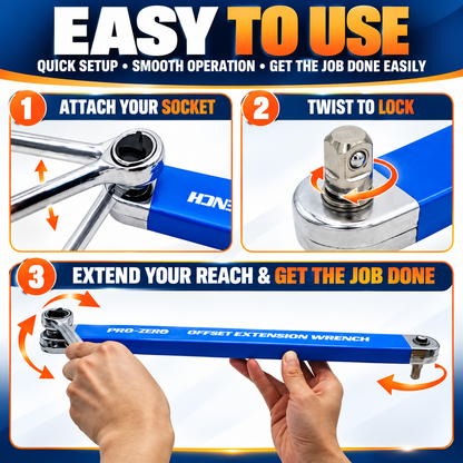 Reachora™ Offset Extension Wrench