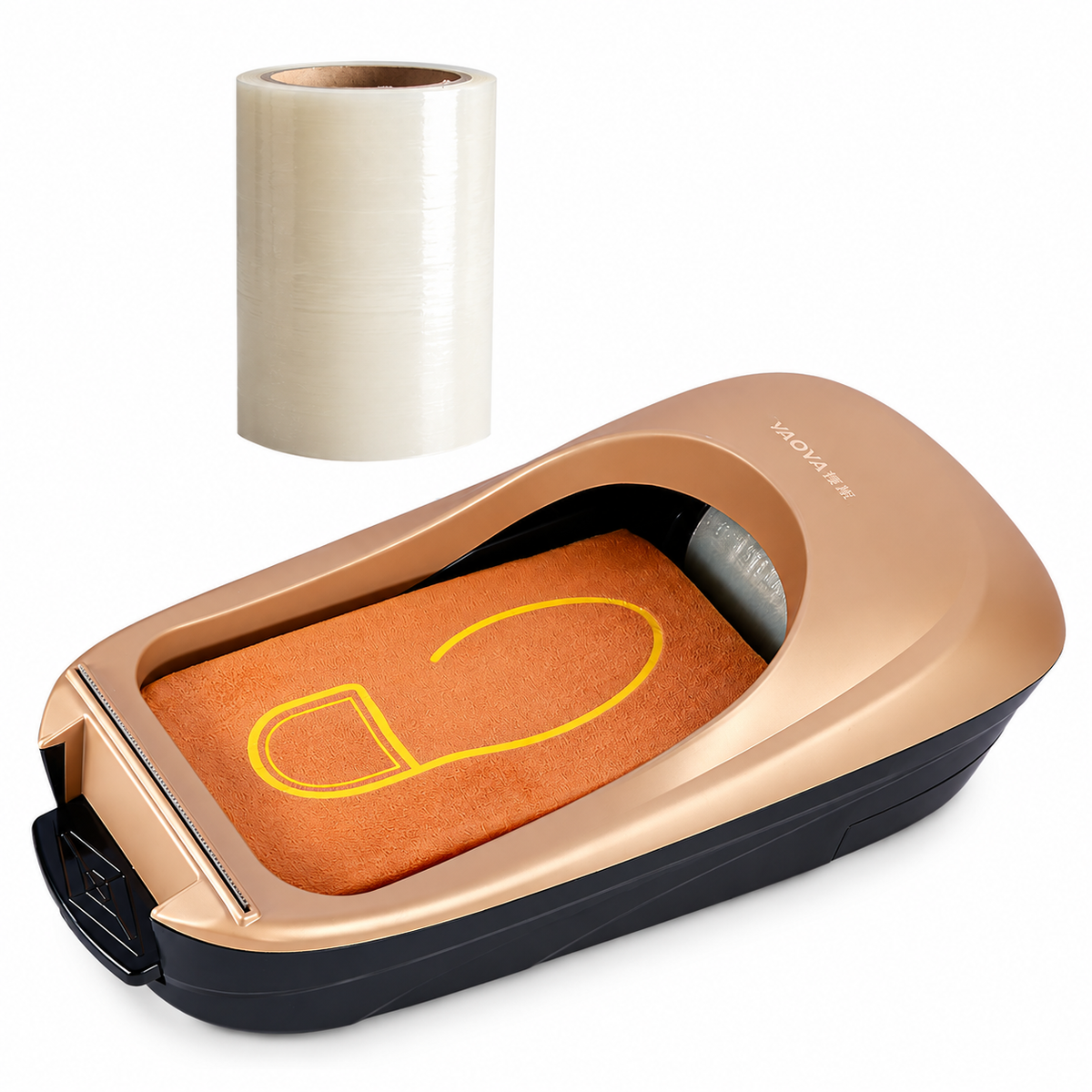 SoleGuard™ – Automatic Shoe Film Dispenser.