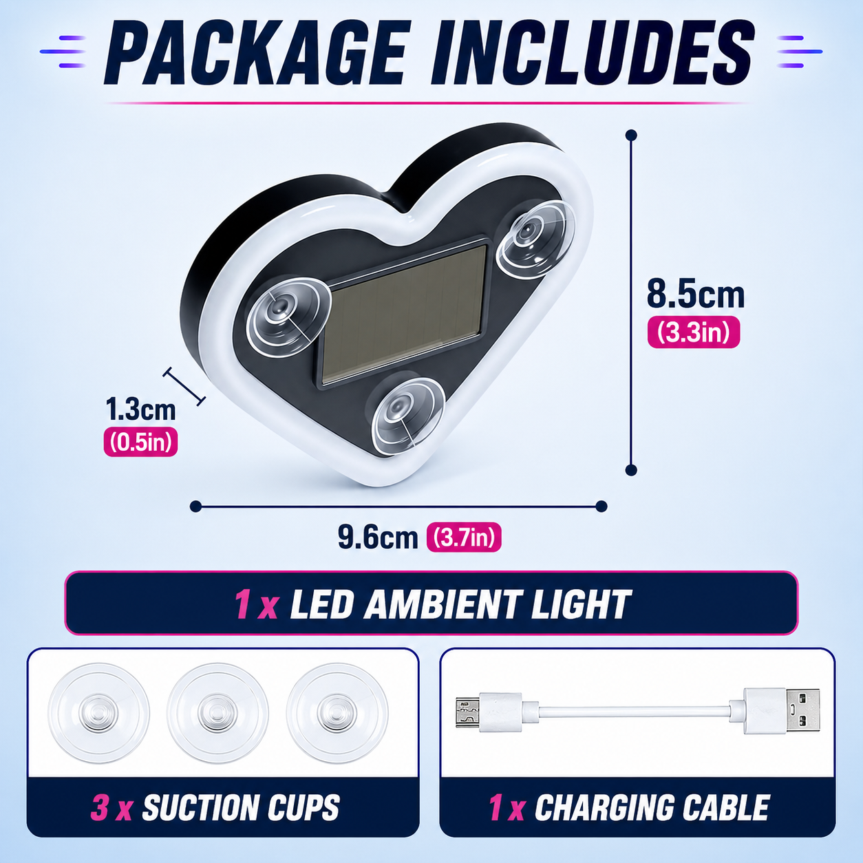 RomanticGlow™ – Solar Heart Light