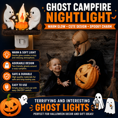 Ghost Campfire™ – Cozy Halloween Night Light