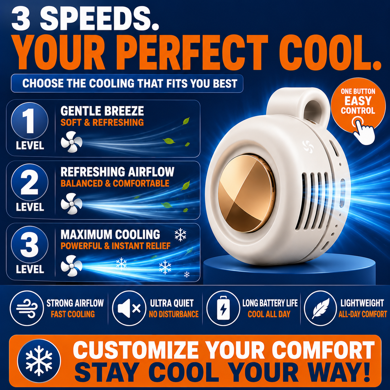 CoolClip™ Personal Cooling Fan