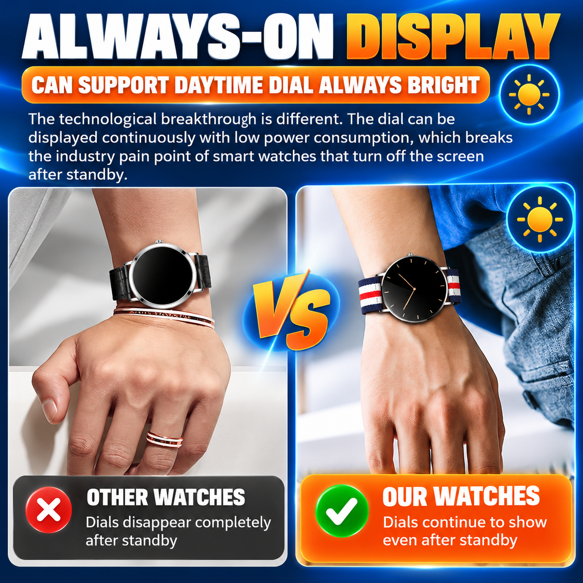 Velmora™ – Ultra-Slim AMOLED Smartwatch