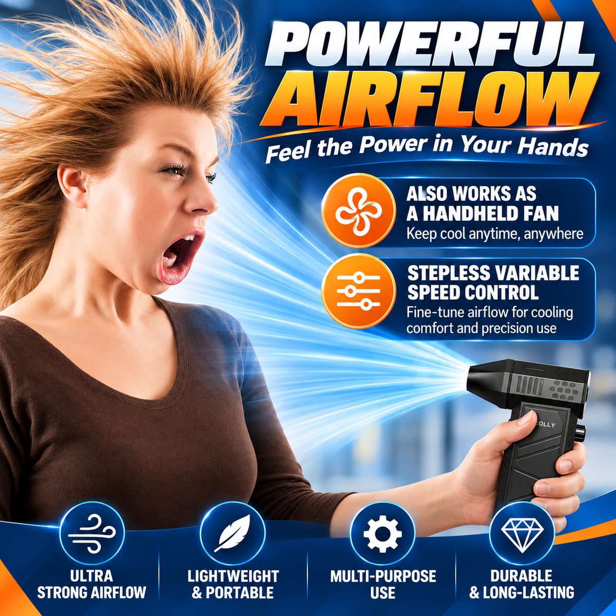 Blowora™ – High-Speed Cordless Air Duster
