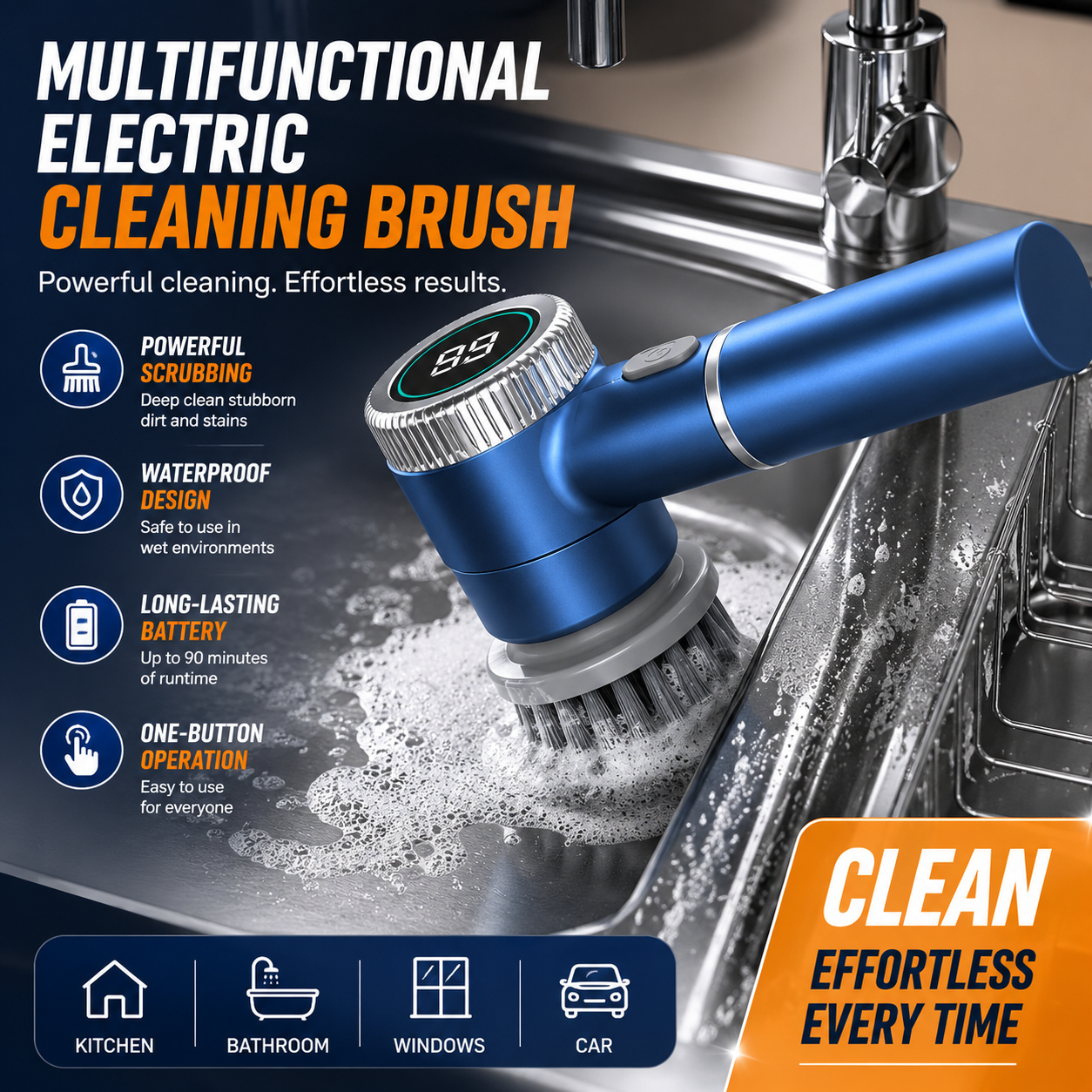 PowerClean™ Pro Scrubber