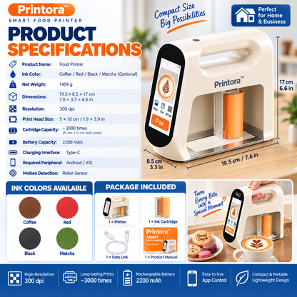 Printora™ – Smart Food Printer