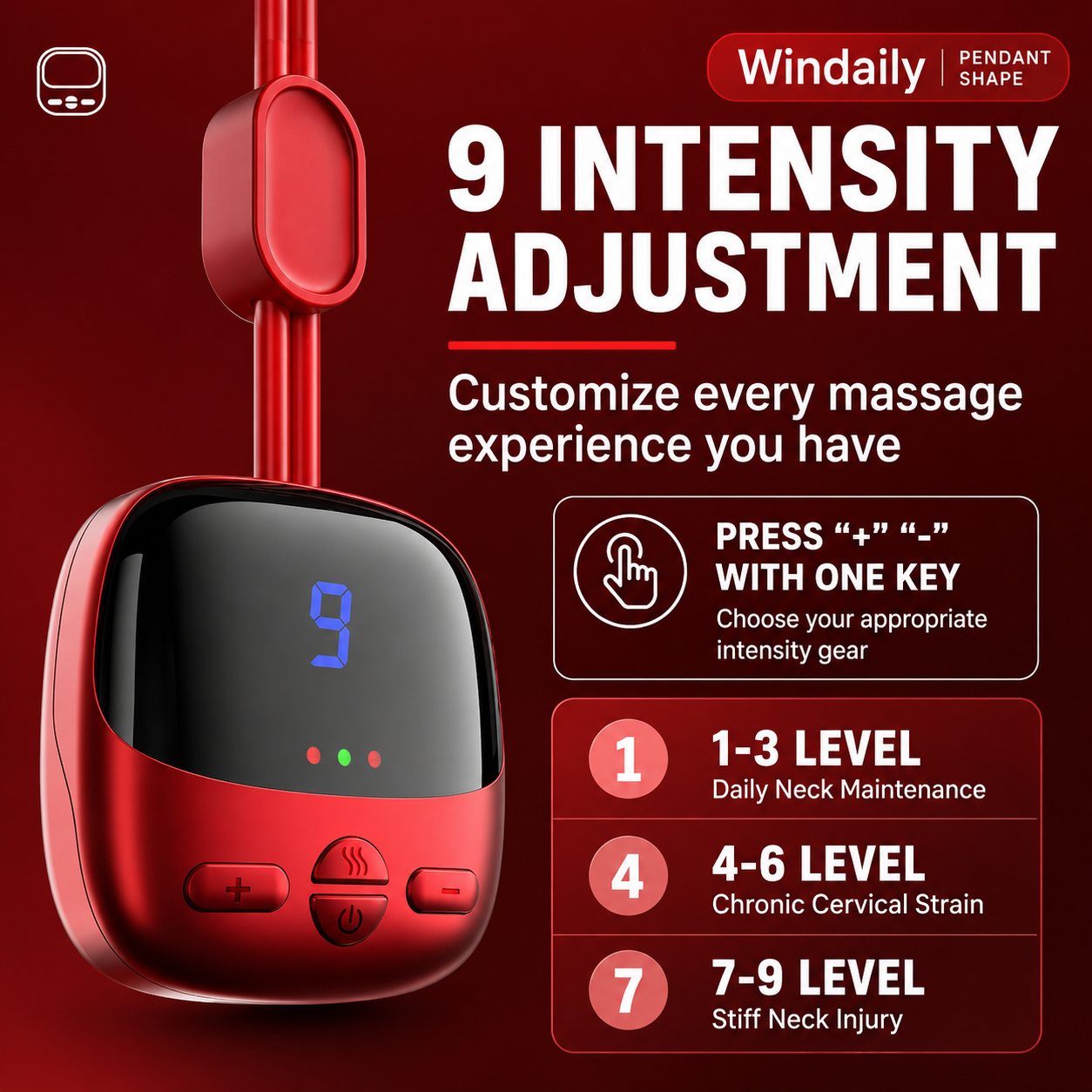 NeckEase™ Pro – EMS Heat Therapy Neck Massager