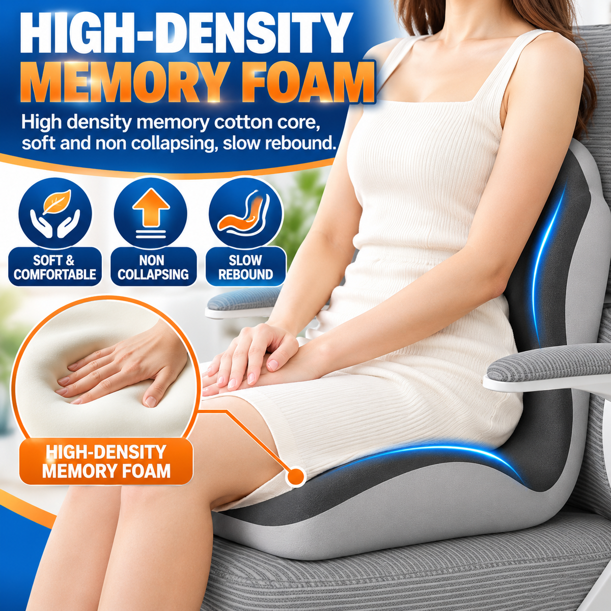 Postura™ – Ergonomic Full-Seat Support