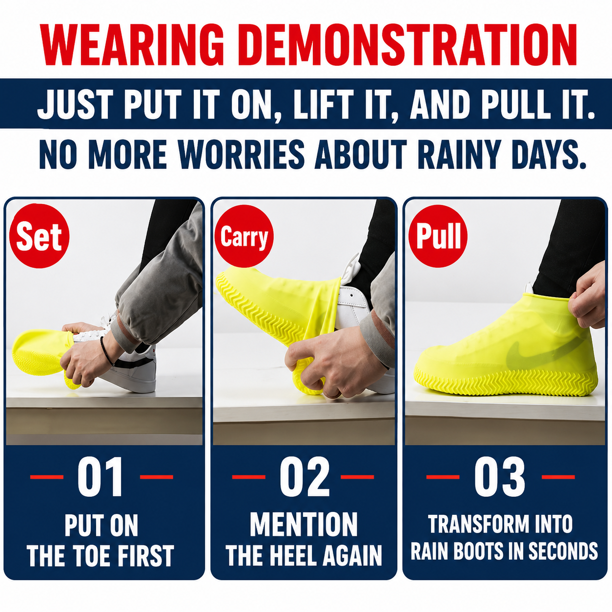 RainShield™ Waterproof Shoe Covers