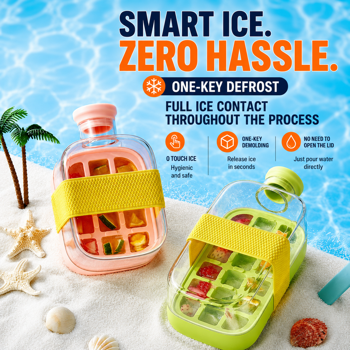 Iceora™ – 3-in-1 Ice Maker Bottle