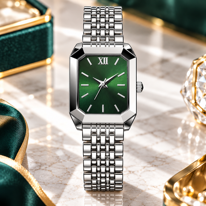 Elvora™ Elegant Rectangular Quartz Watch